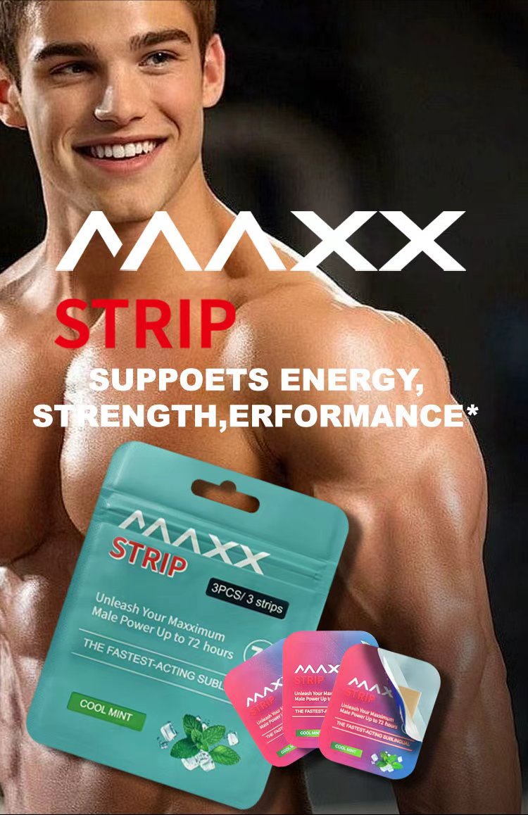 MAXX STRIP three-strip travel pouch and individual strips